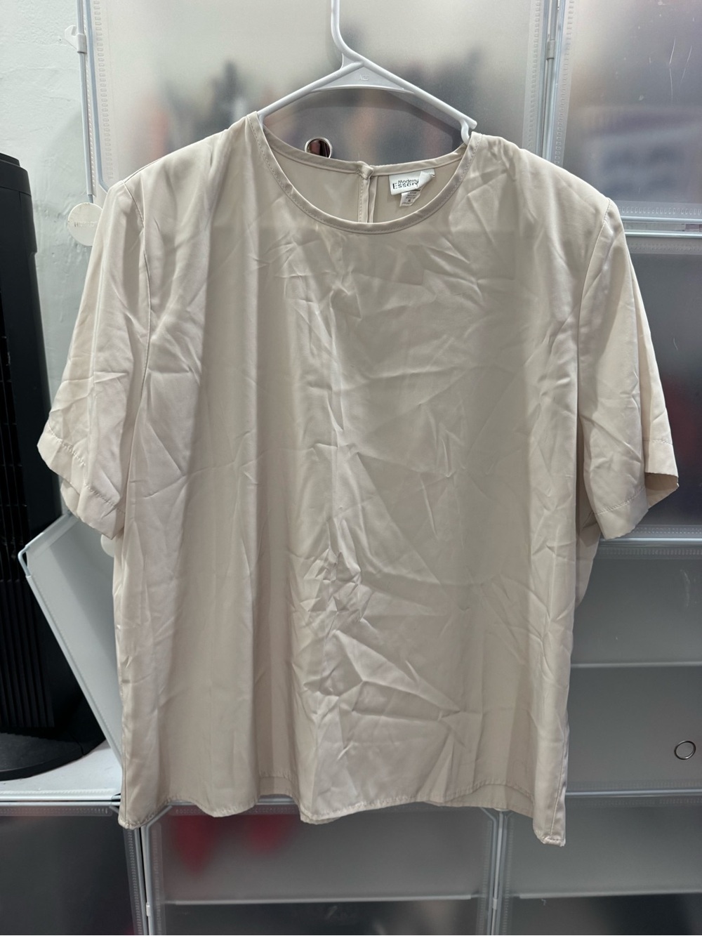 Modern Essentials Beige Blouse size XL